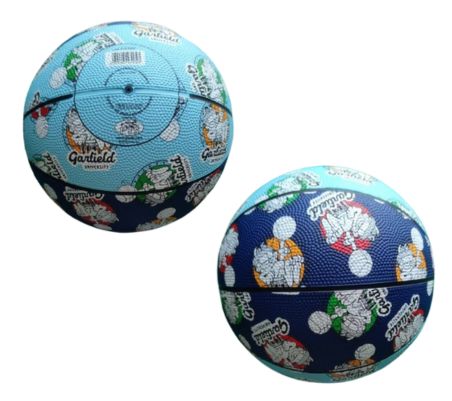 (Mis 5) PALLONE Basket GARFIELD (Blu)…x25
